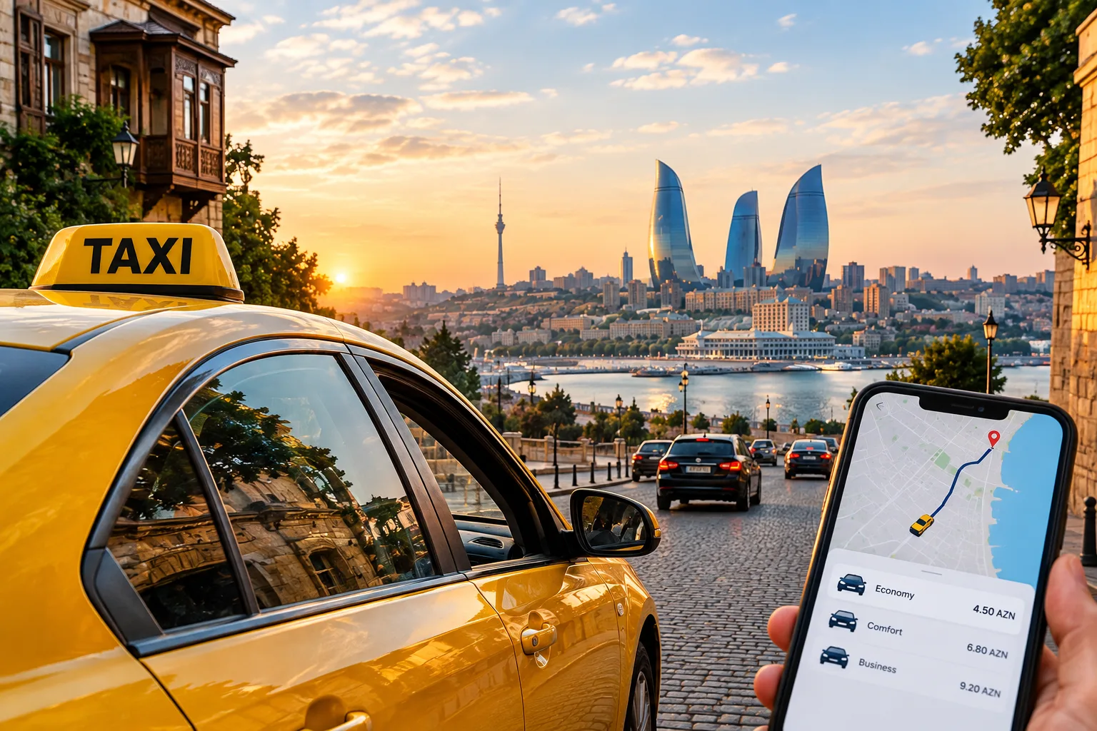 Taxi in Baku: How the Fare Is Decided, and Where Taxis Stop